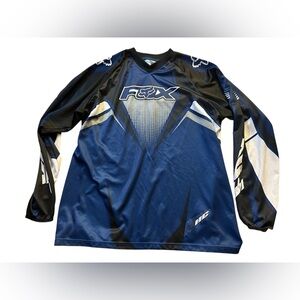 Fox Blue and Black Graphic Jersey